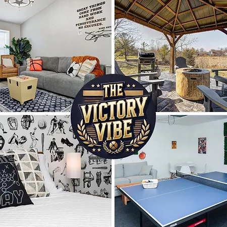 5 Min To Grand Park, Perfect For Families & Small Groups, King Bed, Firepit, Ping Pong!